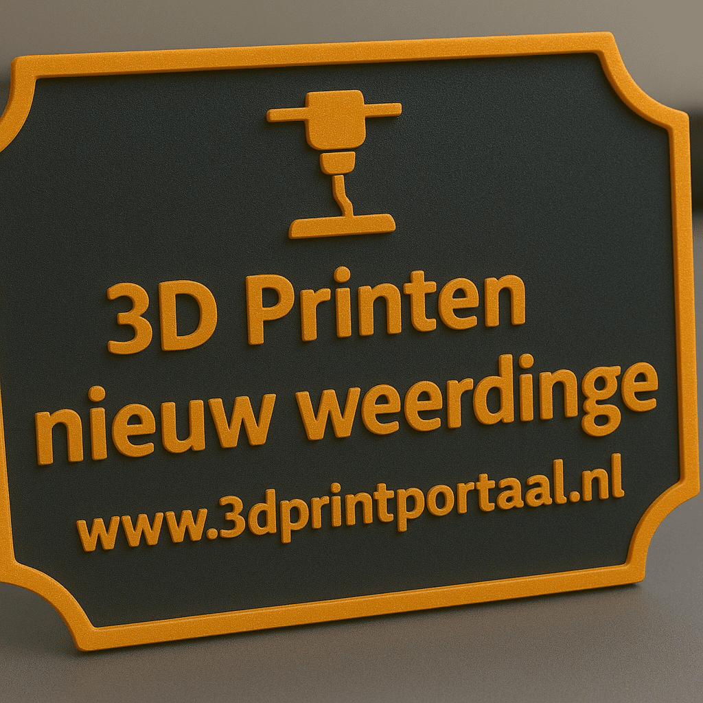 3D Printen nieuw weerdinge