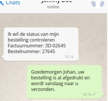 whatsaap screenshoot 3dprintportaal